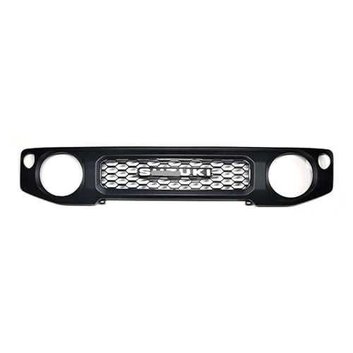 Auto Front Nieren Kühlergrill Frontgrill Mit Lampen Für Jimny JB64 JB74W 2019 2020 Auto Nierengitter Mesh Schwarz Grille Abdeckung Zubehör von YQZGRD