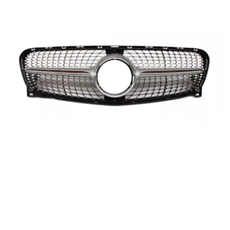 Auto Front Nieren Kühlergrill Frontgrill Stoßstangengrill für Benz GLA X156 2014–2019, Sportmodifikation, mittlere Haube, Netzdekoration, Ersatz von YQZGRD