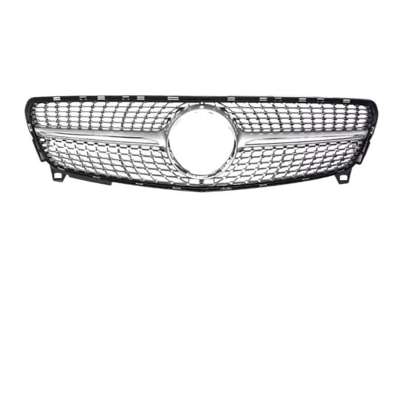 Auto Front Nieren Kühlergrill Frontgrill-Tuning-Zubehör, Refit für einen W176 2015 2016 2017 2018 2013 2014 A180 A200 A260 GT Diamond von YQZGRD