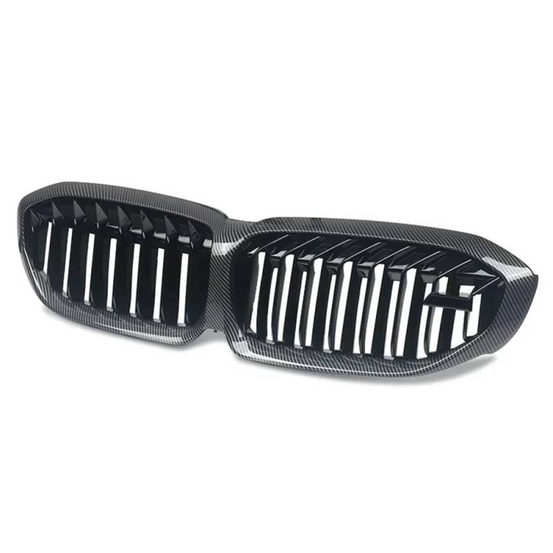 Auto Front Nieren Kühlergrill Frontgrill für 3er G20 Limousine 3er G21 Kombi 2019 2020 2021 Carbon Look Auto-Zubehör von YQZGRD