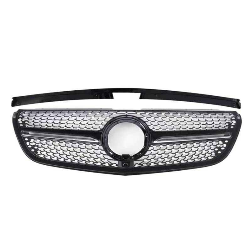 Auto Front Nieren Kühlergrill Frontgrill für Benz V-Klasse W447 V260 V250 2015 2016 2017 2018 2019 2020 2021 2022 2023 Frontstoßstange Diamantgrill Tuning-Zubehör von YQZGRD