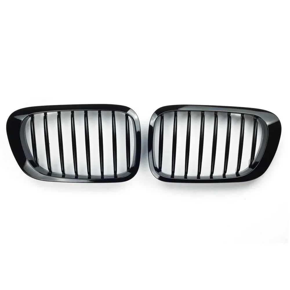 Auto Front Nieren Kühlergrill Fronthaube Nieren-Luxus-Grill für 3er-Serie 1998–2001 E46 2 Türen 316i 318i 320i 323i 325i 328i M3 Autozubehör von YQZGRD