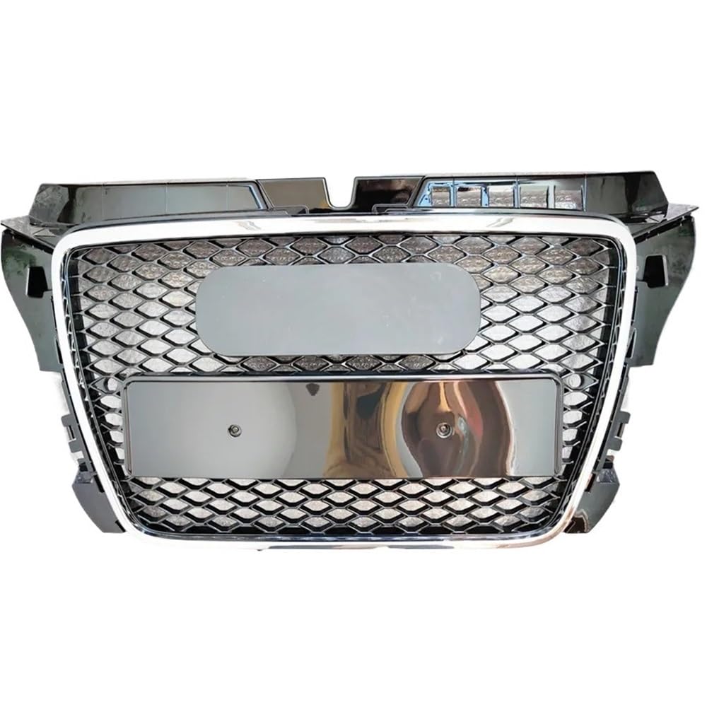 Auto Front Nieren Kühlergrill Fronthaubengrill, Auto-Frontstoßstangengrill, Mittelgrill für RS3-Grill für A3/S3 8P 2009–2013 von YQZGRD