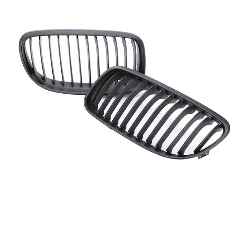 Auto Front Nieren Kühlergrill Frontstoßstange Nieren-Carbonfaser-Grill im Diamant-Chrom-Grill für 3er E90 E91 2009–2012 LCI 328i Teile von YQZGRD