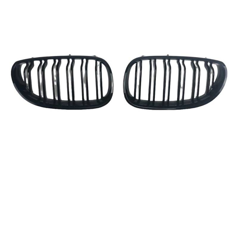 Auto Front Nieren Kühlergrill Frontstoßstange Nierengrill Haube Grille Trim Refit für M5 E61 E60 535i 545i 550i 520i 5er 2003–2010 Tuning-Zubehör von YQZGRD