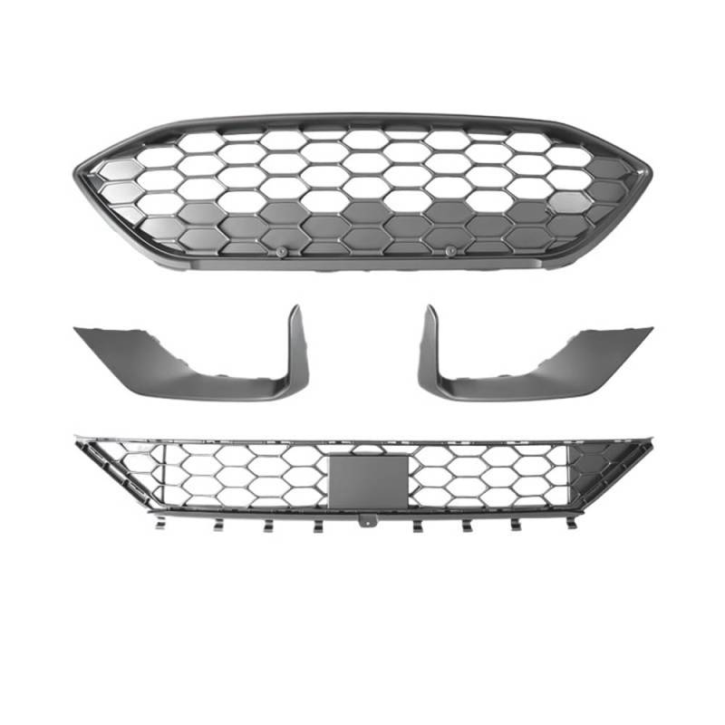 Auto Front Nieren Kühlergrill Frontstoßstangengrill für Focus MK4 2019-2021 für ST für Line Car Front Billet Car Body Kits von YQZGRD