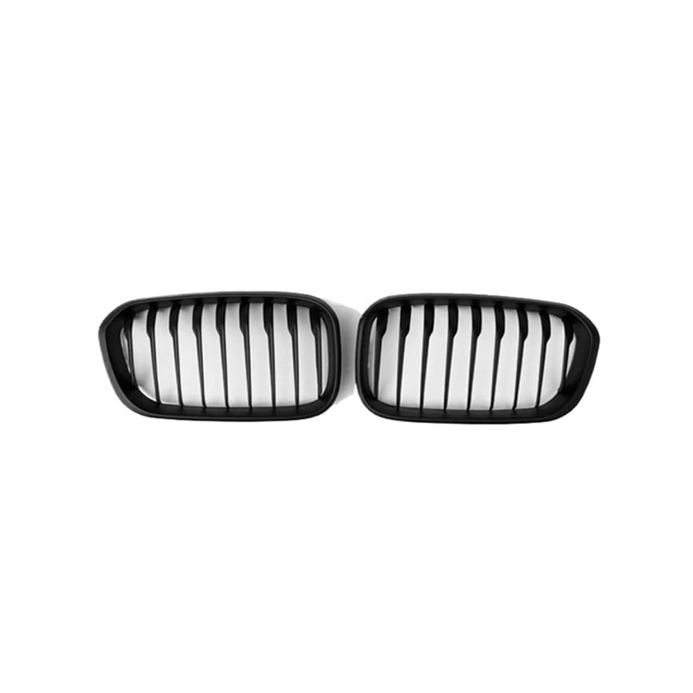 Auto Front Nieren Kühlergrill ﻿Für 1er F20 F21 Auto Frontstoßstange Nierengitter Ersatz Doppellamellen glänzend Schwarze Gitter 2011–2014 von YQZGRD