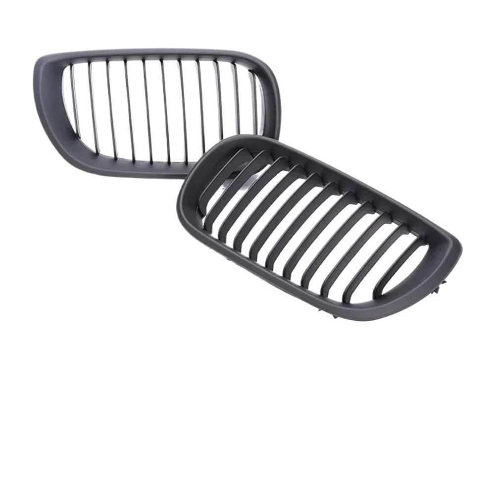 Auto Front Nieren Kühlergrill Für 3er E46 Facelif 2004–2007, Frontstoßstange, Nieren-Armaturenbrett-Grill, 2/4 Türen, Air Center, Schwarz von YQZGRD