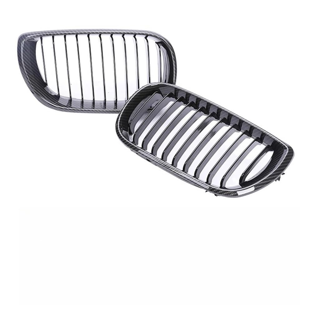 Auto Front Nieren Kühlergrill Für 3er E46 Facelift 2004-2007 2/4 Türen Auto Frontstoßstange Nieren glänzend schwarz Haubengrill Doppellamellen von YQZGRD