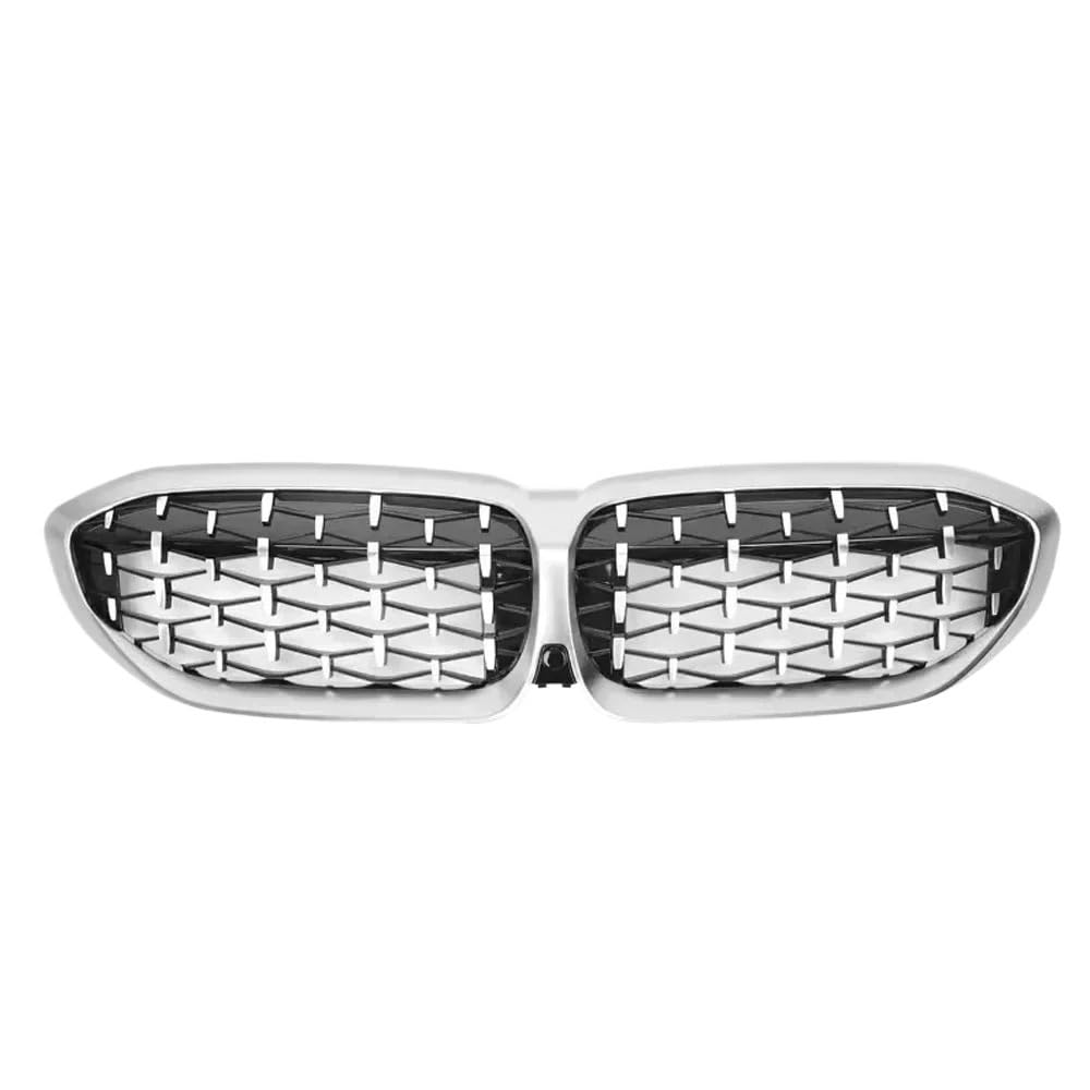 Auto Front Nieren Kühlergrill Für 3er G20 G21 2019–2022 320 330i xDrive M340i Frontstoßstange Nierengrills glänzend schwarzer Diamant-Stil-Grill von YQZGRD