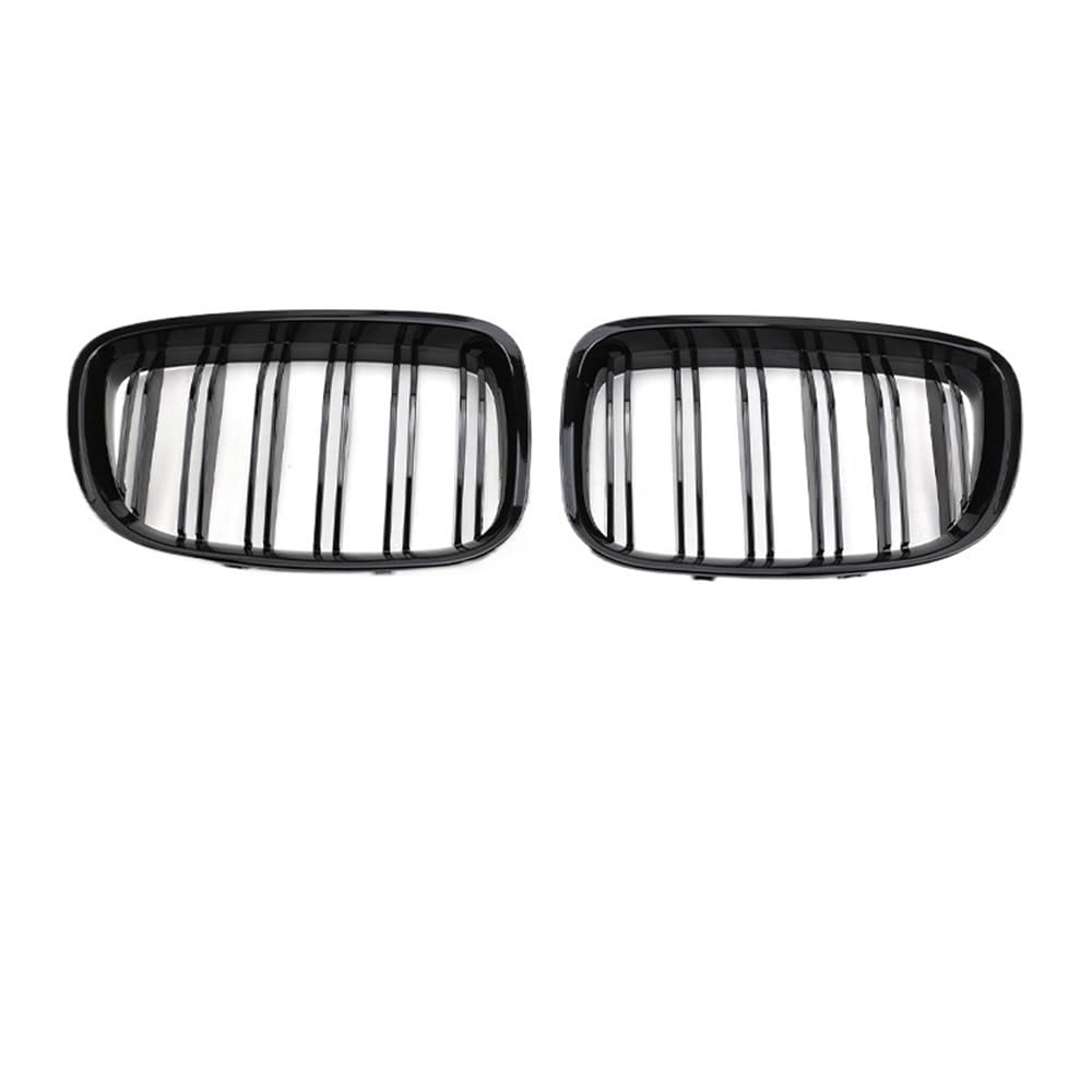 Auto Front Nieren Kühlergrill Für 5er 2009–2016 GT F07 528i 535i 550i Auto-Frontstoßstangengrill, glänzend Schwarze Gitter, Auto-Zubehör von YQZGRD