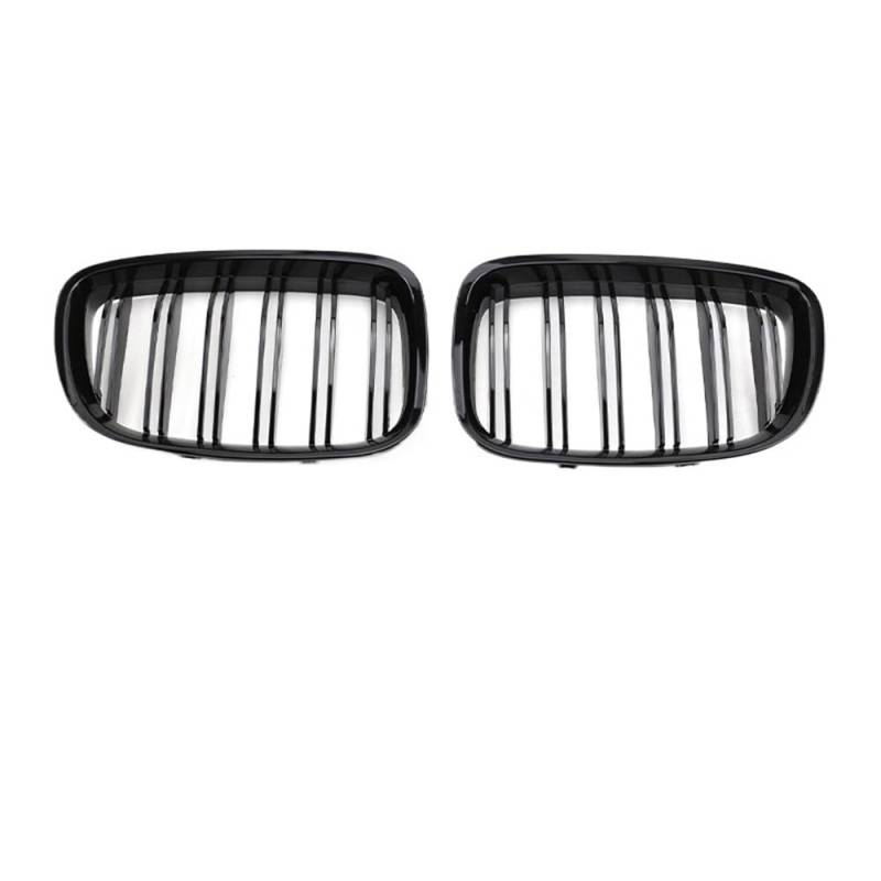 Auto Front Nieren Kühlergrill Für 5er 2009–2016 GT F07 528i 535i 550i Auto-Frontstoßstangengrill, glänzend Schwarze Gitter, Auto-Zubehör von YQZGRD