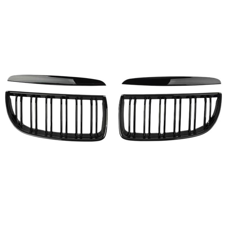 Auto Front Nieren Kühlergrill Für 5er-Serie F10 F18 520 523 525 530 Auto-Frontstoßstange Nierengitter Grillhaube Mesh Double Line Center Grille Refit Body Kit von YQZGRD