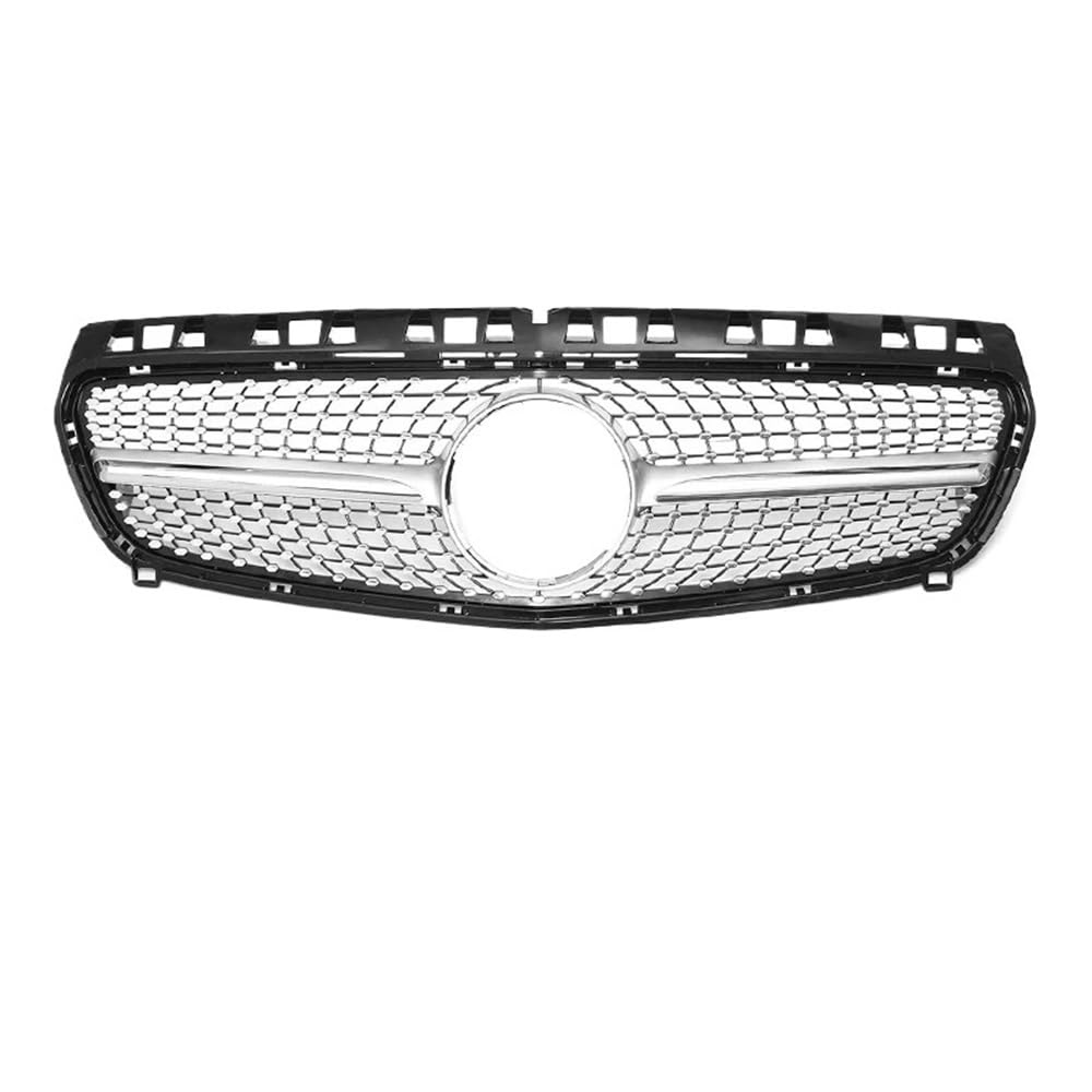 Auto Front Nieren Kühlergrill Für Benz A KLASSE W176 A180 A200 A250 2013-2018 GTR Diamant Stil Auto Vorderen Stoßfänger Gitter Haube Mesh Auto Zubehör von YQZGRD