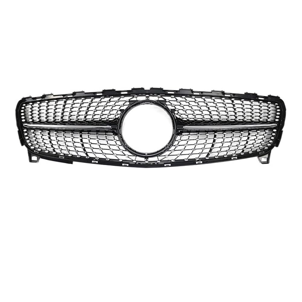 Auto Front Nieren Kühlergrill Für Benz A KLASSE W176 A180 A200 A250 2013-2018 GTR Diamant Stil Auto Vorderen Stoßfänger Gitter Haube Mesh Auto Zubehör von YQZGRD