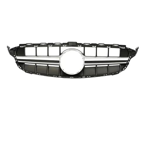 Auto Front Nieren Kühlergrill Für Benz C Klasse W205 2015-2018 Auto Kühlergrill Oberen Stoßstange Haube Mesh Grill Auto Zubehör von YQZGRD