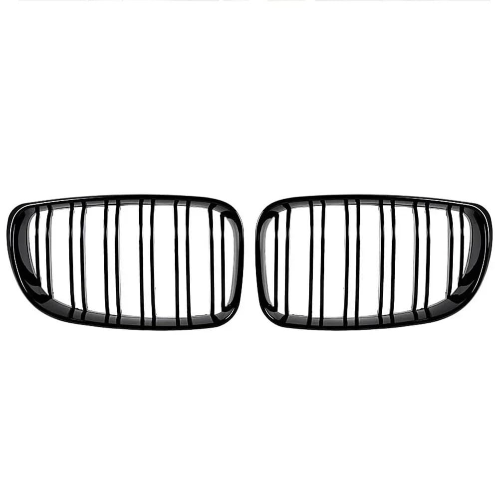 Auto Front Nieren Kühlergrill Für E81 E87 E82 E88 128I 130I 135I Carbon Faser Auto Front Gitter Stoßstange Haube Niere Grille 2007-2011 von YQZGRD