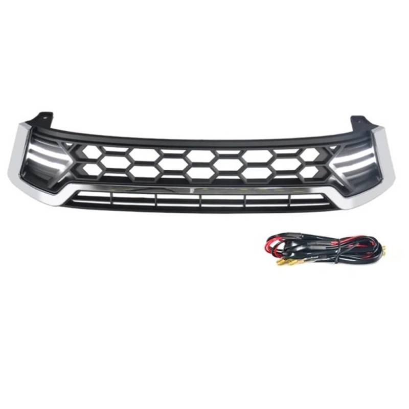 Auto Front Nieren Kühlergrill Für Hilux Für Revo 2015 2016 2017 2018 Zubehör Mit Frontgrill Stoßstange Maske Obere Mesh Abdeckung von YQZGRD