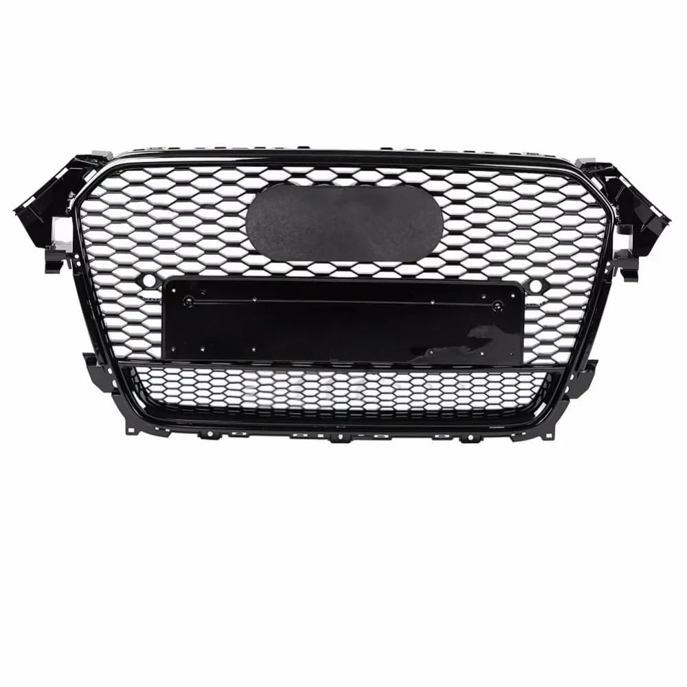 Auto Front Nieren Kühlergrill Für RS4 Stil Vorne Sport Hex Mesh Haube Grill Glanz Schwarz Für A4/S4 B8.5 2013-2016 Auto-Styling Zubehör Schnell von YQZGRD