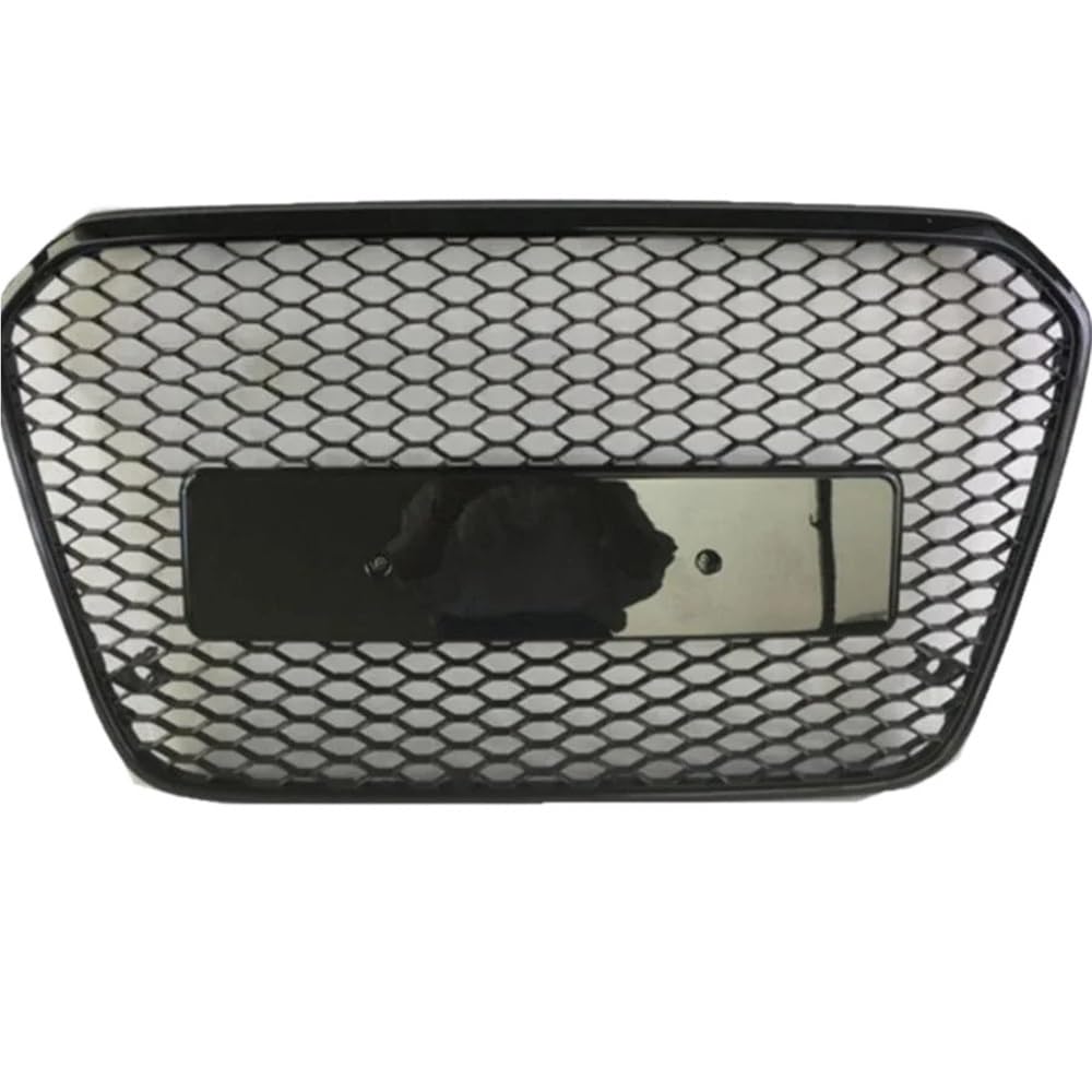 Auto Front Nieren Kühlergrill Für RS6 Stil Vorne Sport Hex Mesh Haube Grill Schwarz Für A6/S6 C7 2012 2013 2014 2015 Auto-Styling Zubehör von YQZGRD