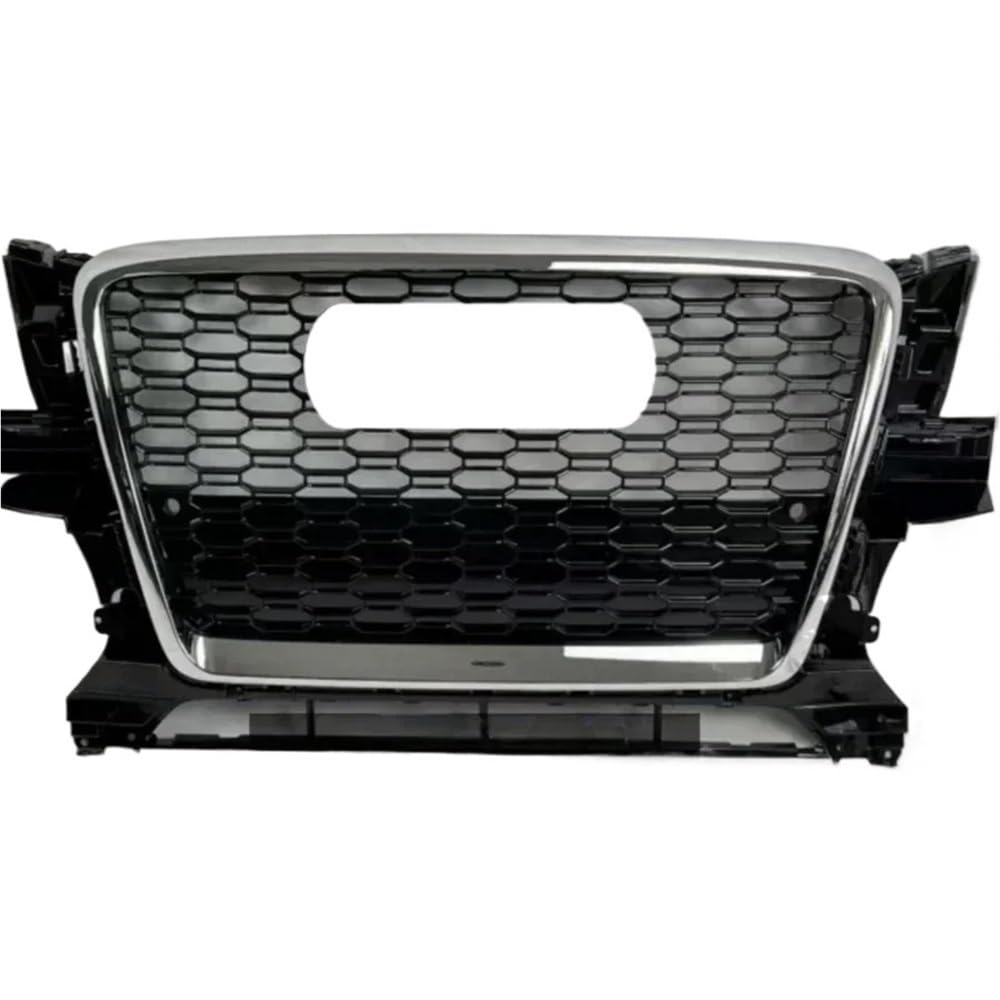 Auto Front Nieren Kühlergrill Für RSQ5 Stil Frontschürze Mesh Haube Grill Grille Universal Für Q5 ABS Stoßstange Grill 2009 2010 2011 2012 Für RSQ5 Grill von YQZGRD