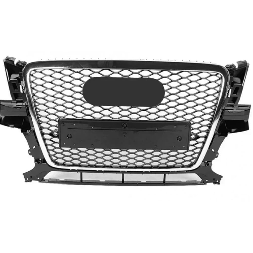 Auto Front Nieren Kühlergrill Für RSQ5 Stil Frontschürze Mesh Haube Grill Grille Universal Für Q5 ABS Stoßstange Grill 2009 2010 2011 2012 Für RSQ5 Grill von YQZGRD