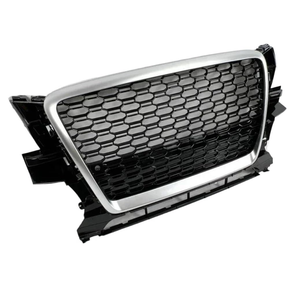 Auto Front Nieren Kühlergrill Für RSQ5 Stil Frontschürze Mesh Haube Grill Grille Universal Für Q5 ABS Stoßstange Grill 2009 2010 2011 2012 Für RSQ5 Grill von YQZGRD