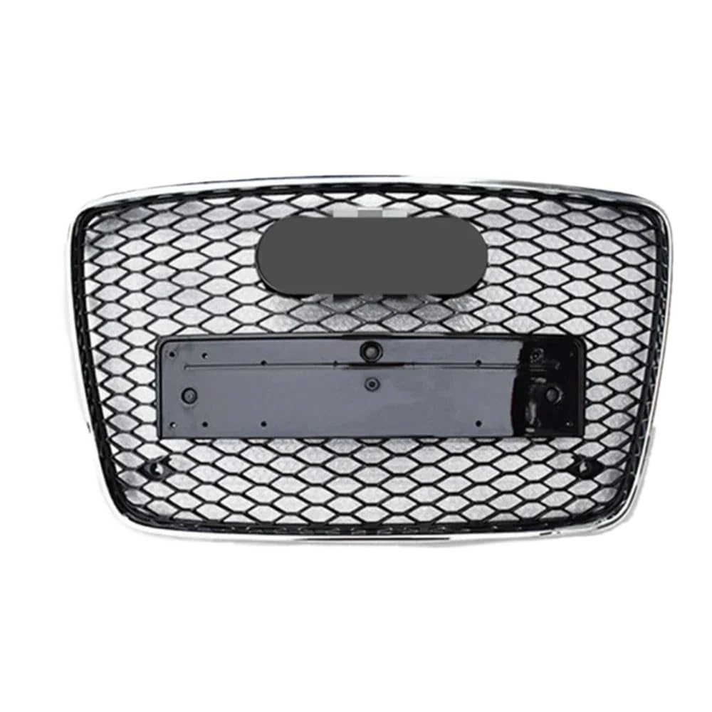 Auto Front Nieren Kühlergrill Für RSQ7 Stil Vorne Sport Hex Mesh Haube Grill Schwarz Für Q7 4L 2007-2015 Auto-Styling Zubehör Werkzeuge von YQZGRD