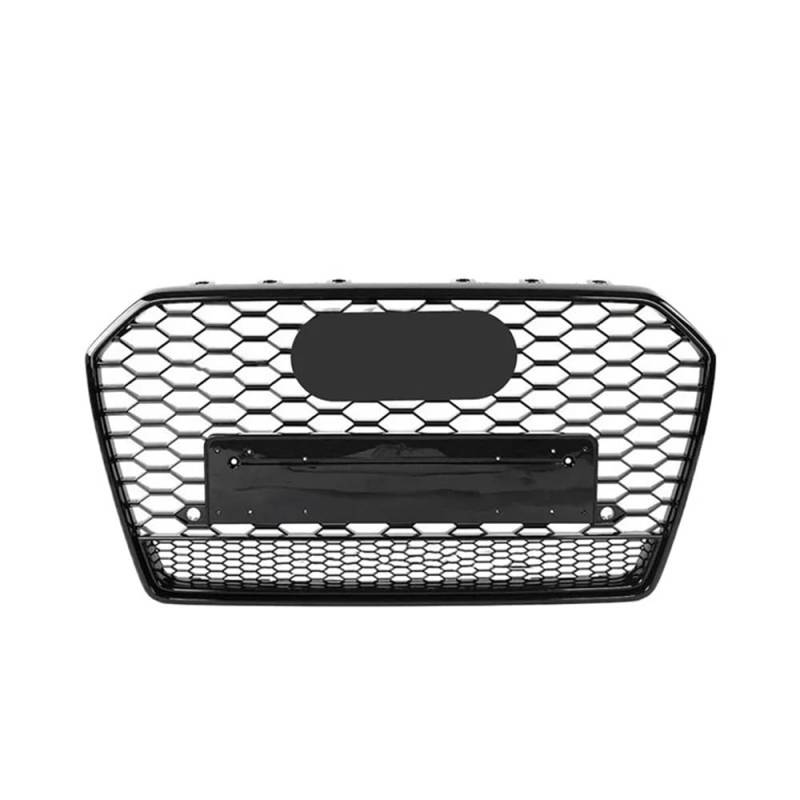 Auto Front Nieren Kühlergrill Für S6 Stil Front Sport Haube Grill Für A6/S6 C7 2012-2015 Front Sport Hex Mesh Grill Auto-Styling Zubehör von YQZGRD