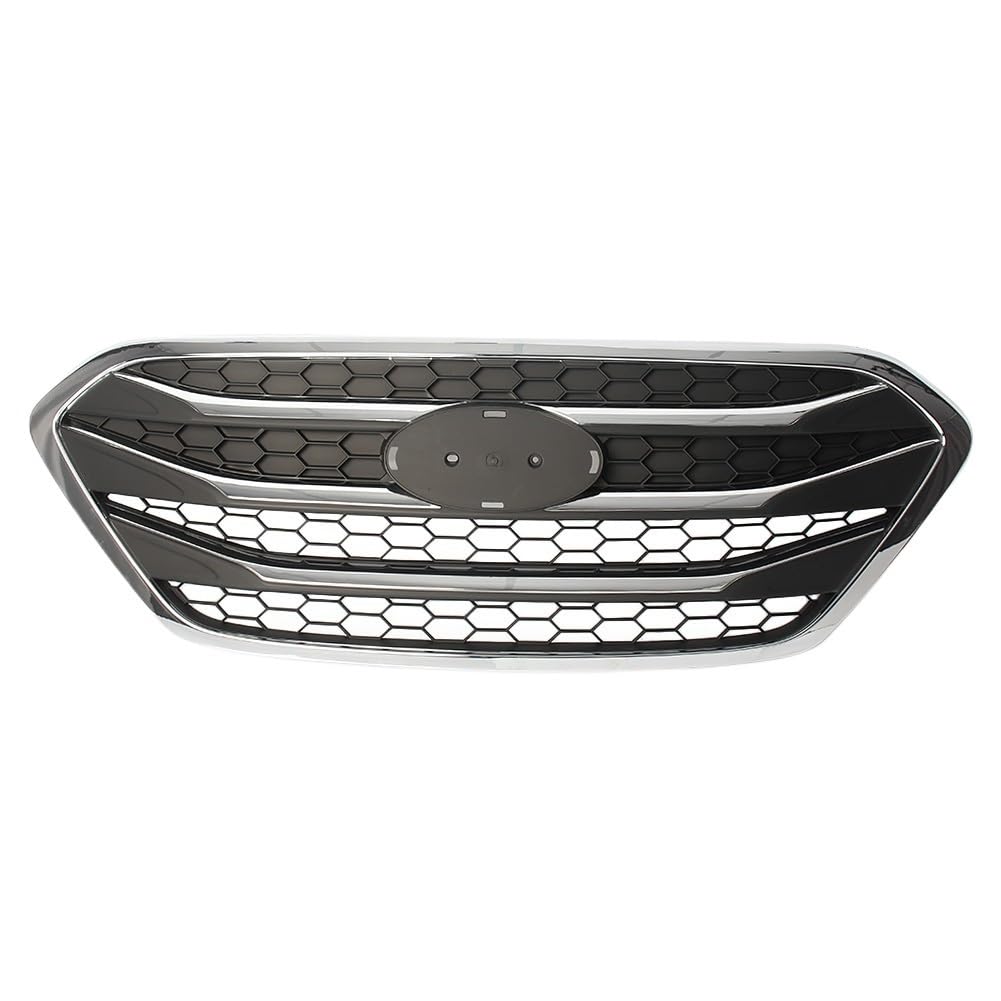 Auto Front Nieren Kühlergrill Für Tucson ix35 Auto Frontgrill Oberer Kühlerhaubengrill 2013 2014 2015 2016 mit Emblem von YQZGRD