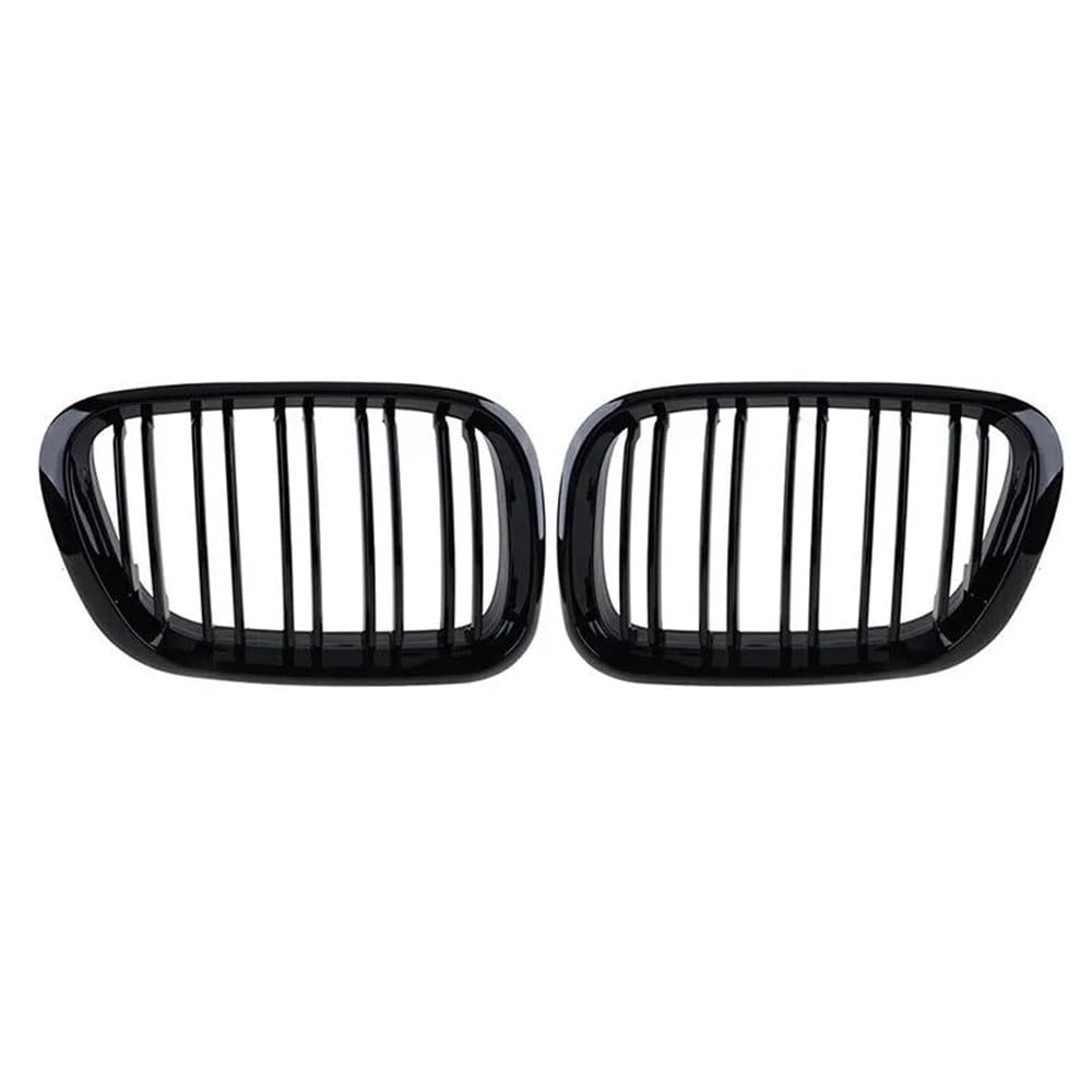 Auto Front Nieren Kühlergrill Für X5 E53 1999 2000 2001 2002 2003 Auto Stoßstange Grille Vorne Niere Grill Schwarz Ersatz Auto Teil Außen Zubehör von YQZGRD