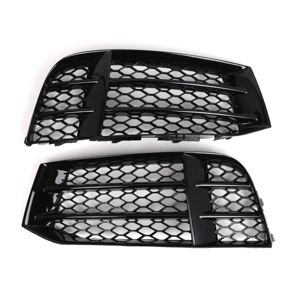 Auto Front Nieren Kühlergrill Glänzend Schwarz Auto Front Nebel Licht Gitter Abdeckung Für RS5 B8.5 2013 2014 2015 2016 8T0807681F Auto Zubehör von YQZGRD