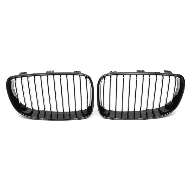 Auto Front Nieren Kühlergrill Glänzend Schwarze Auto-Frontnierengitter für 1er E81/E82/E87/E88 2007–2013 51137322209 von YQZGRD