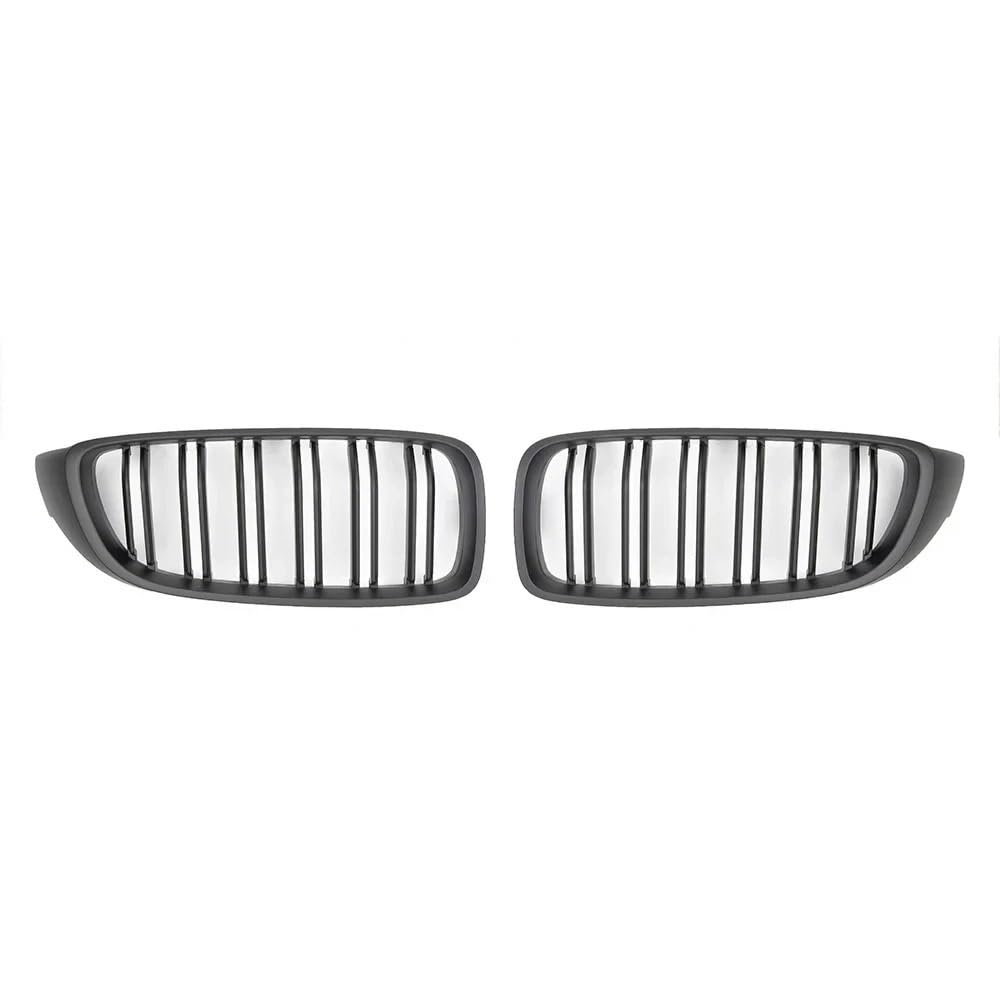 Auto Front Nieren Kühlergrill Glänzend Schwarze vordere Nierengitterlamelle für M4-Grill für F32 F33 F36 F80 F82 2013–2020 Cabriolet Coupe 425i 430i 440i 435i von YQZGRD