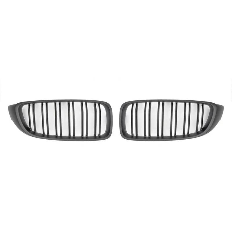 Auto Front Nieren Kühlergrill Glänzend Schwarze vordere Nierengitterlamelle für M4-Grill für F32 F33 F36 F80 F82 2013–2020 Cabriolet Coupe 425i 430i 440i 435i von YQZGRD