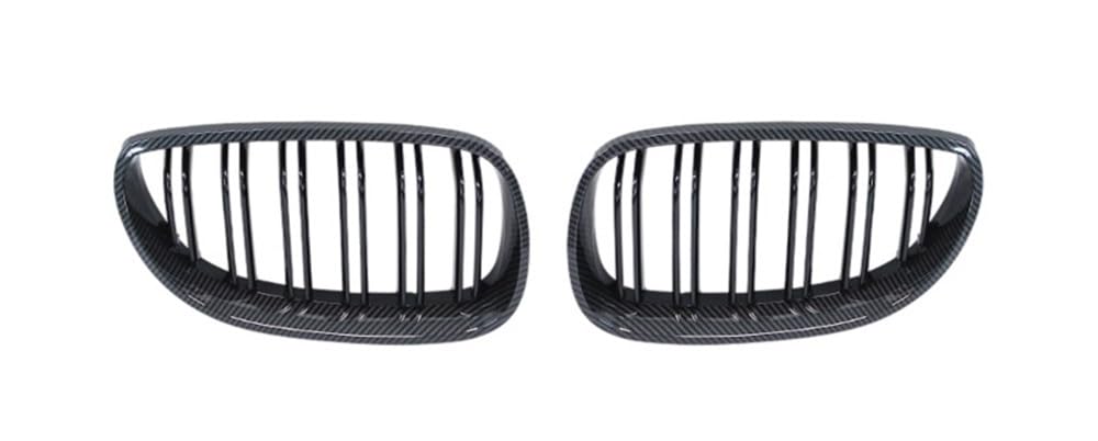 Auto Front Nieren Kühlergrill Glänzend schwarzes Auto-Frontstoßstangengitter, Nierengitter für E60 E61 für 5er-Serie 2004 2005 2006 2007 2008 2009 von YQZGRD