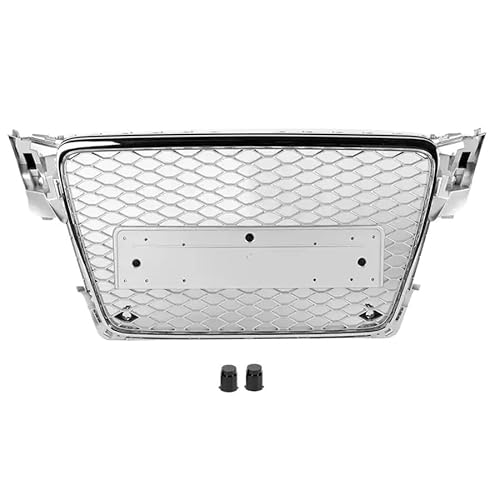 Auto Front Nieren Kühlergrill Grill Mesh Front Hood Grille Auto Frontstoßstange Grill Mittelgrill für RS4 Grill für A4 B8 2008-2012 für S4 von YQZGRD