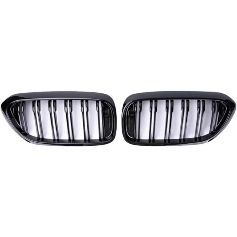 Auto Front Nieren Kühlergrill Kohlefaser-Gitter, Auto-Frontstoßstange, Nierengrills für 5er G30 G38 525I 530I 540I 550I 2018–2020 von YQZGRD