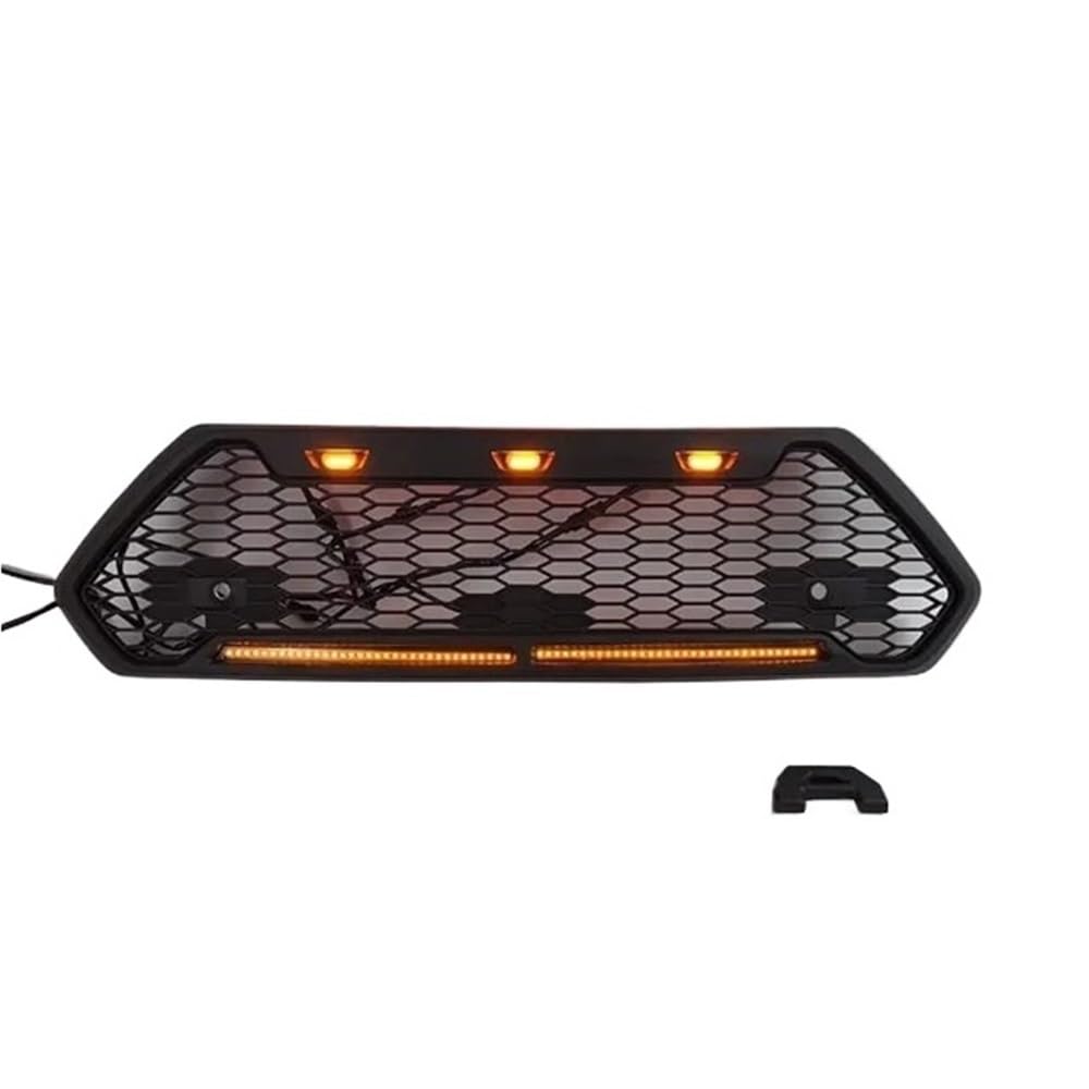 Auto Front Nieren Kühlergrill Licht Für RAV4 Für Adventure 2019 2020 2021 2022 ABS Front Stoßstange Maske Mesh Abdeckung Ersatz Grill von YQZGRD