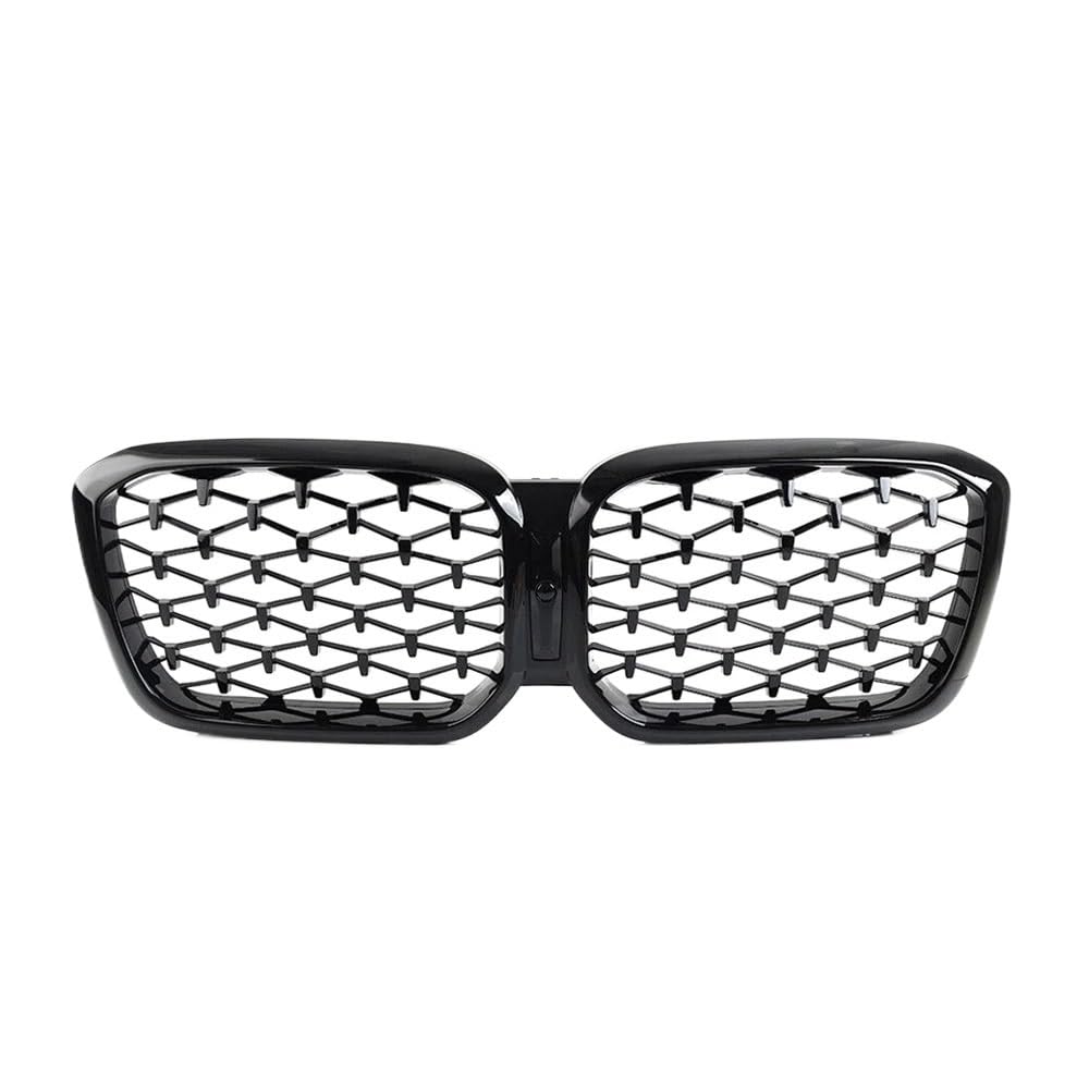 Auto Front Nieren Kühlergrill Mattschwarze Front im Double-Line-Stil für X3 G01 X4 G02 2022-IN Obere Grills im Chrom-Schwarz-Diamanten-Stil von YQZGRD