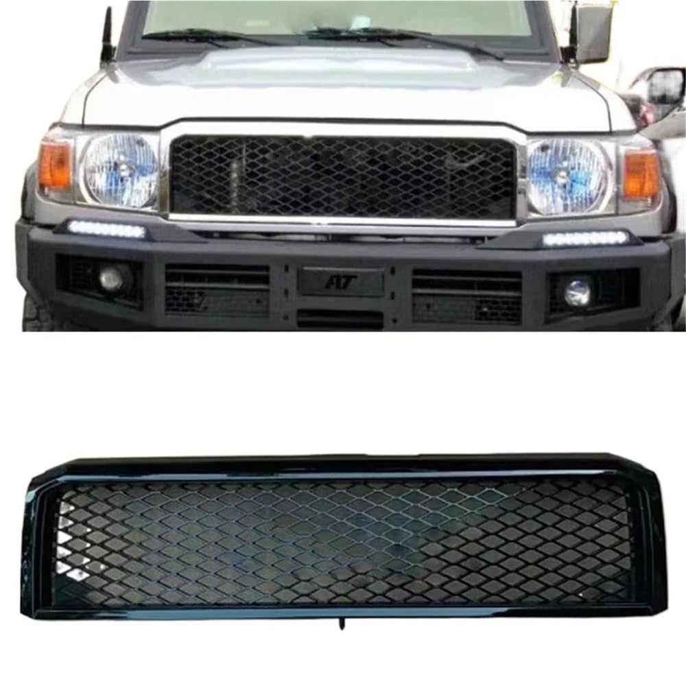 Auto Front Nieren Kühlergrill Modifizierter Frontgrill für FJ für Land für Cruiser LC70 LC71 LC75 LC76 LC79 Mesh-Stoßstangengitter von YQZGRD