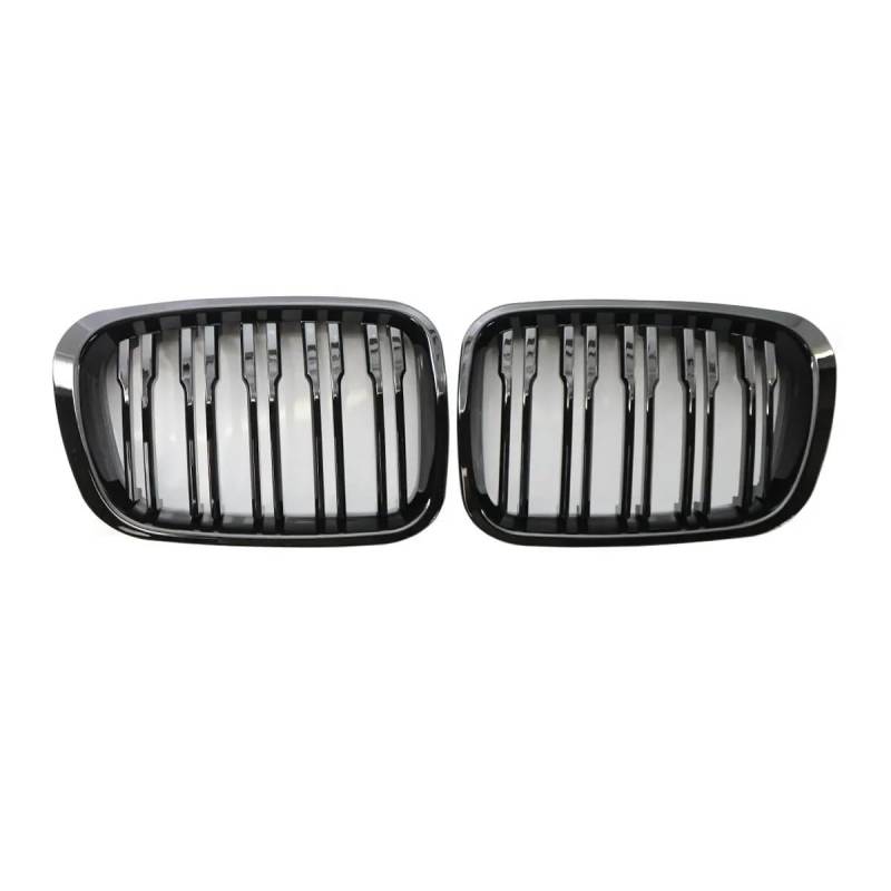 Auto Front Nieren Kühlergrill Paar Auto-Frontnierengrill für E46 4-Türer 323i 325i 325Xi 328i 330i vor dem Facelift 1998–2001 von YQZGRD