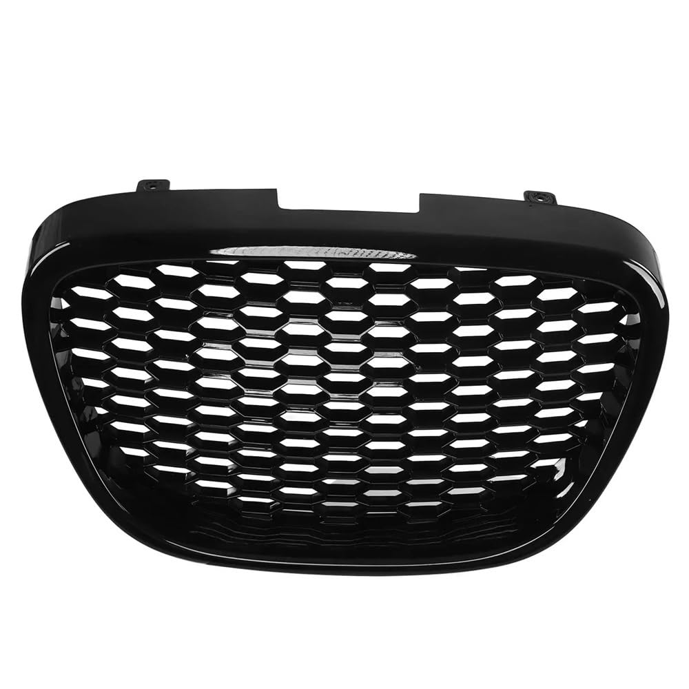 Auto Front Nieren Kühlergrill Verschleißfester, schwarzer Auto-Frontgrill 1133007 für Altea 5P 04–09, hitzebeständiger Ersatz-Stoßstangengrill von YQZGRD