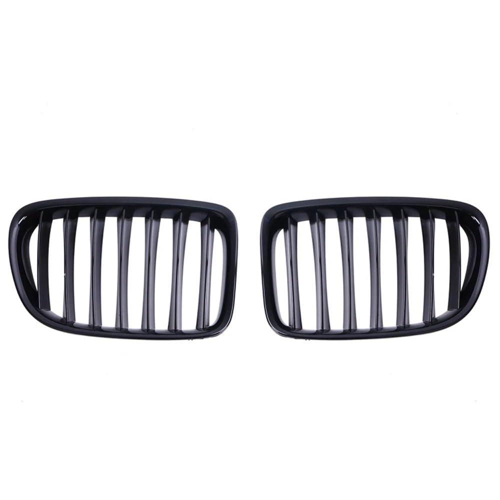 Auto Front Nieren Kühlergrill Vorne Glanz Schwarz Nieren Sport Gitter Haube Grill Für E84 X1 2010 2011 2012 2013 2014 2015 Auto Styling von YQZGRD