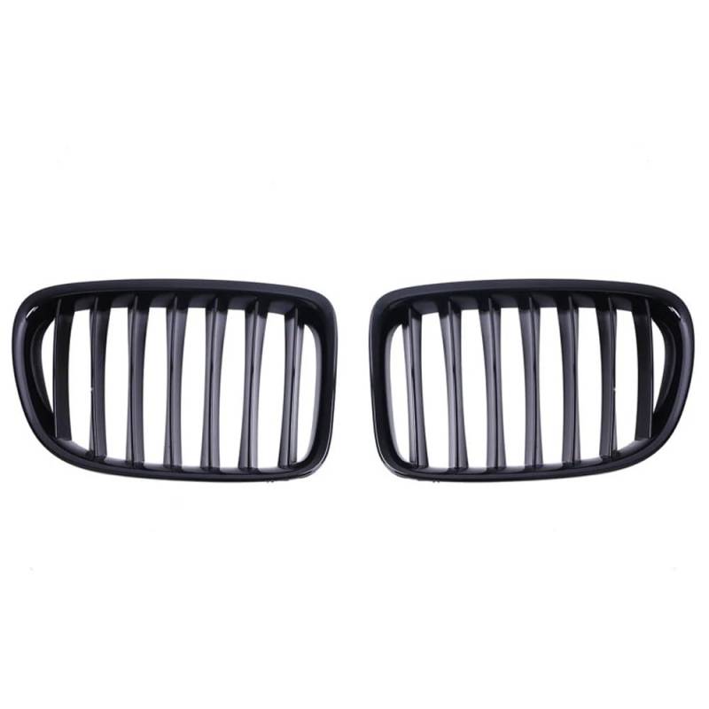 Auto Front Nieren Kühlergrill Vorne Glanz Schwarz Nieren Sport Gitter Haube Grill Für E84 X1 2010 2011 2012 2013 2014 2015 Auto Styling von YQZGRD