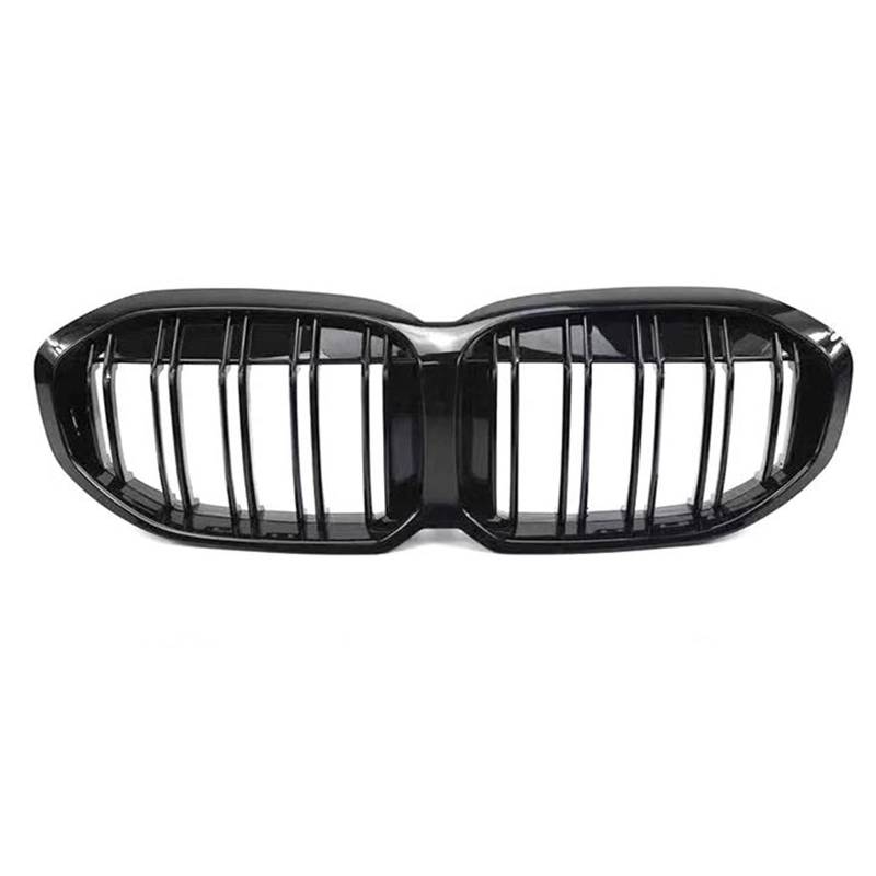 Auto Front Nieren Kühlergrill Vorne Niere Grill Für 1 Serie F40 2019 2020 2021 2022 2023 Schwarz Auto Oberen Stoßstange Haube Mesh Grid kit von YQZGRD