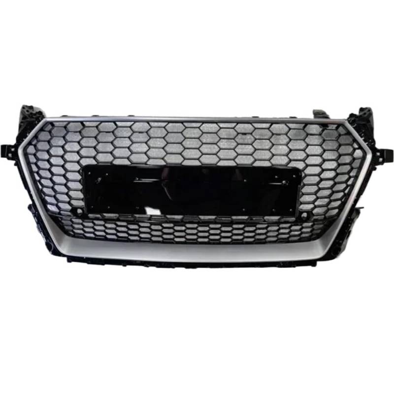 Auto Front Nieren Kühlergrill Vorne Sport Hex Mesh Hood Grill Schwarz Für TT/TTS 8S Glänzend Schwarz Für TTRS Stil 2015-2018 von YQZGRD