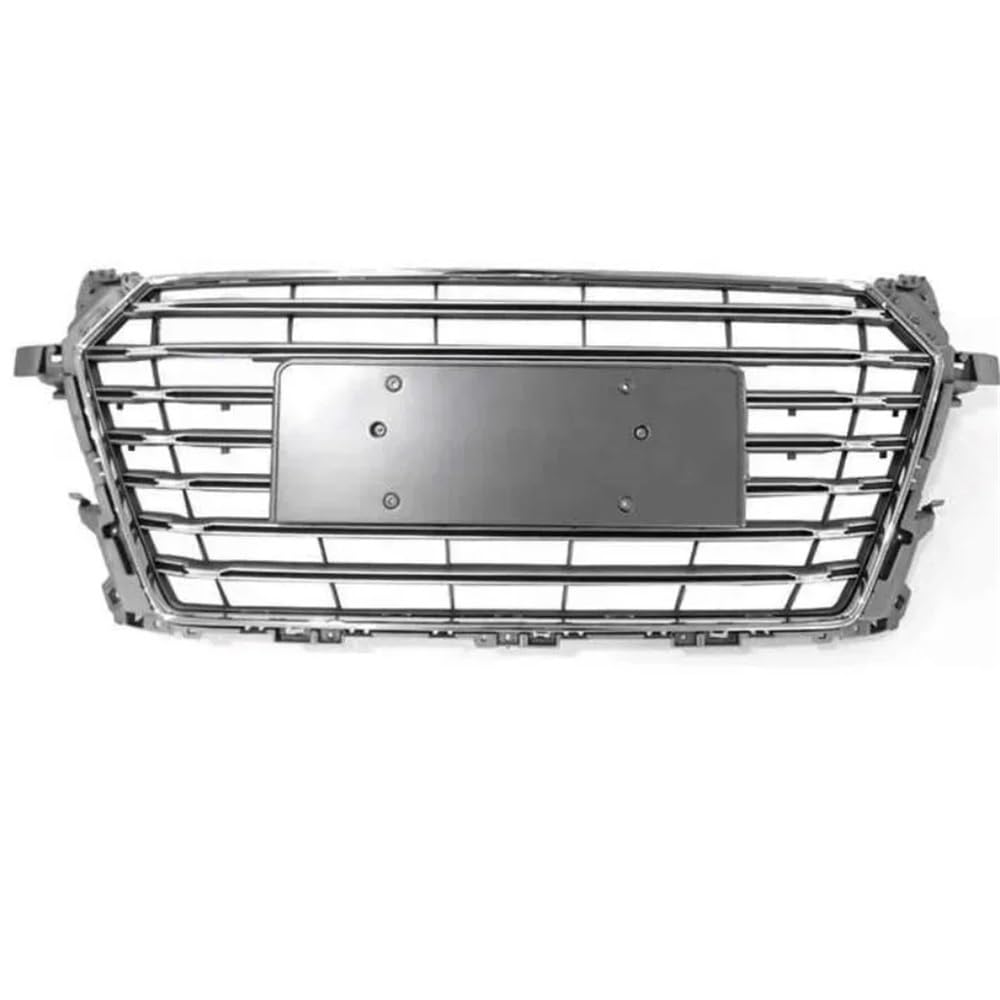 Auto Front Nieren Kühlergrill Vorne Sport Hex Mesh Hood Grill Schwarz Für TT/TTS 8S Glänzend Schwarz Für TTRS Stil 2015-2018 von YQZGRD