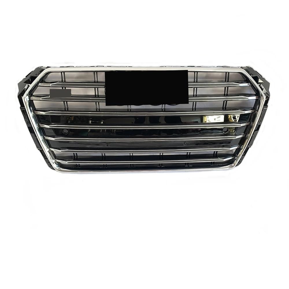 Auto Front Nieren Kühlergrill Vorne glänzend schwarz RS4 Style Stoßstangengrill passend für A4 S4 B9 2016–2019 bis RS4 Style Honeycomb Upper Grille von YQZGRD