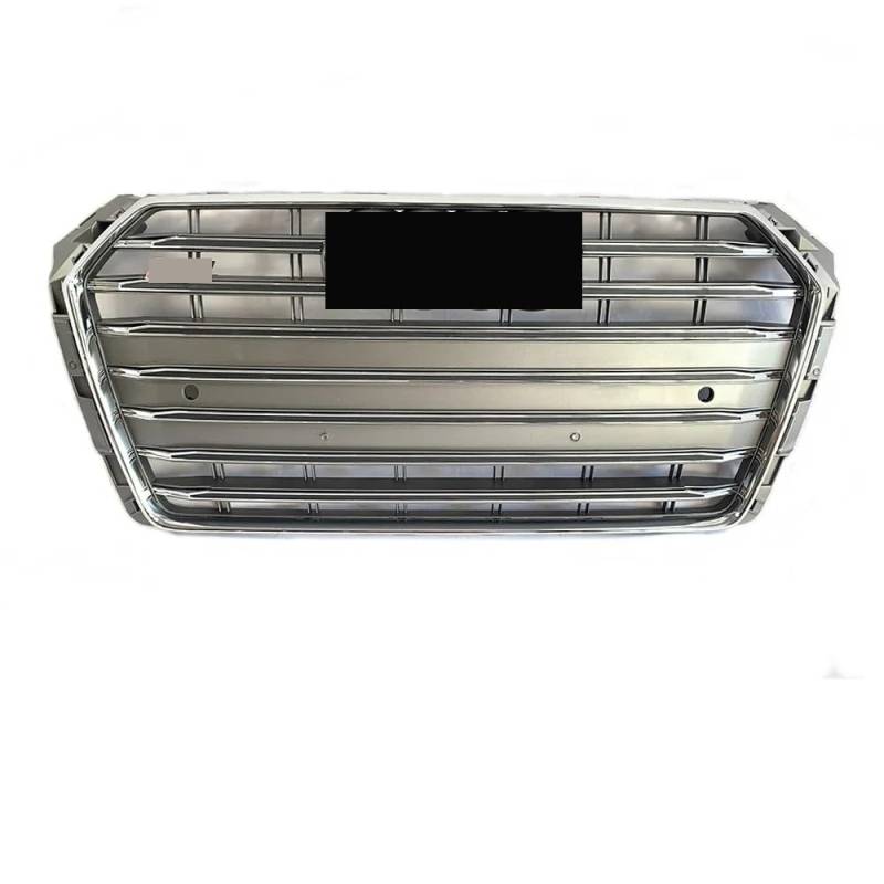 Auto Front Nieren Kühlergrill Vorne glänzend schwarz RS4 Style Stoßstangengrill passend für A4 S4 B9 2016–2019 bis RS4 Style Honeycomb Upper Grille von YQZGRD